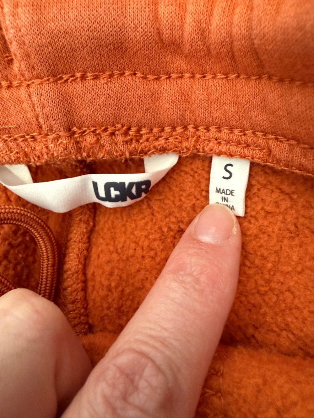 Men's Rust Drawstring Sweat Joggers - Picture 2 of 11